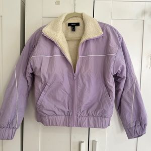 Vintage looking purple jacket forever 21